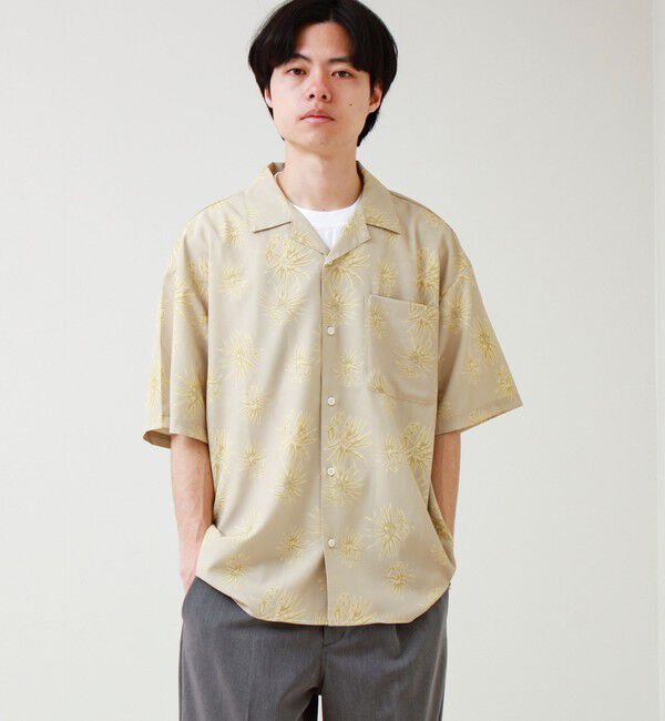 GLOSTER「【選べる6柄】オールオーバーパターン 半袖オープンカラーシャツ」|シャツ・ブラウス|