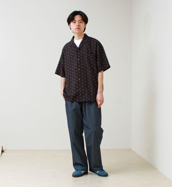 GLOSTER「【選べる6柄】オールオーバーパターン 半袖オープンカラーシャツ」|シャツ・ブラウス|