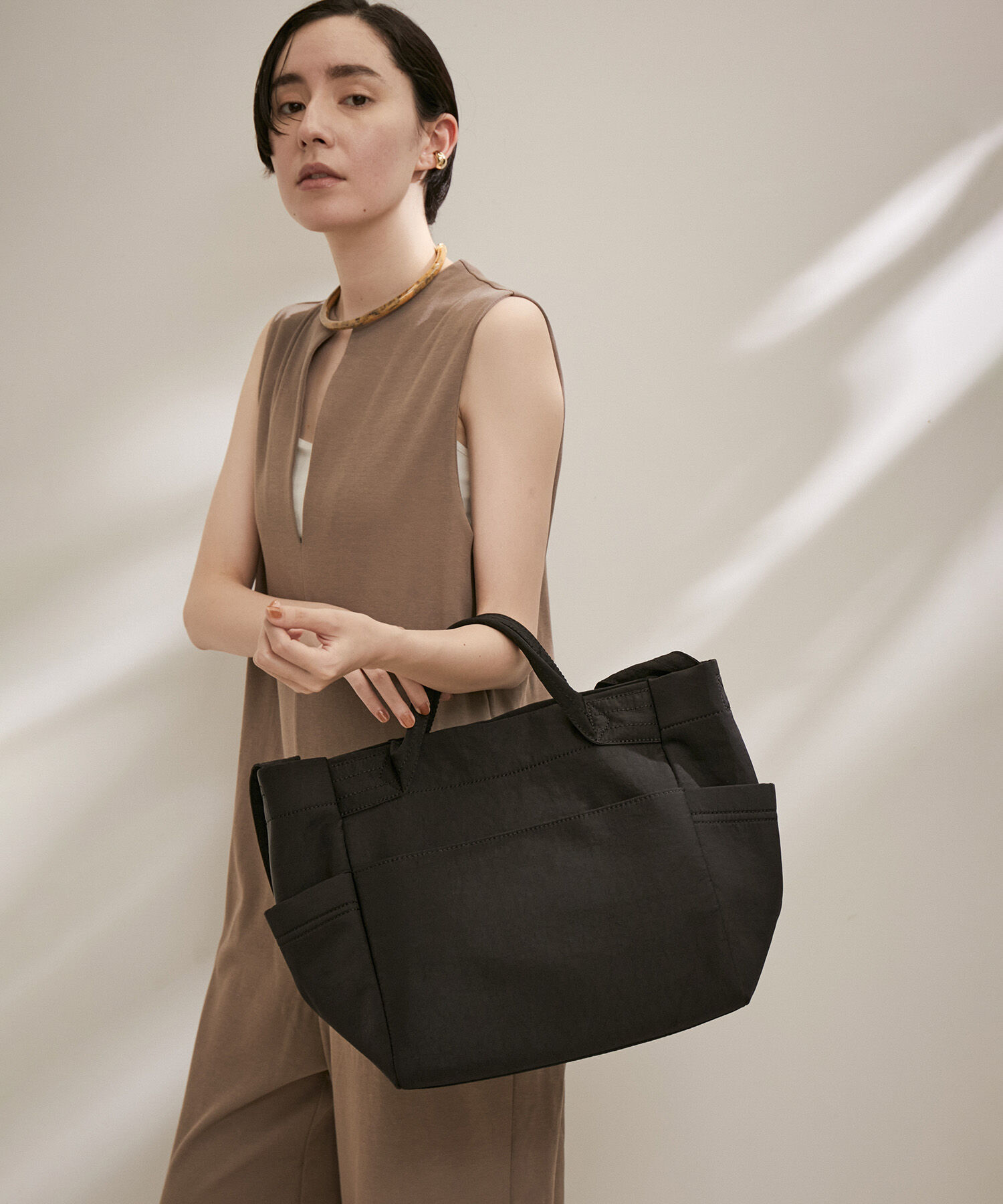 SALON adam et rope'「【WEB限定】[ユニセックスで使える・撥水加工]ナイロンマルチウェイトート+保冷バッグセット」|トートバッグ|