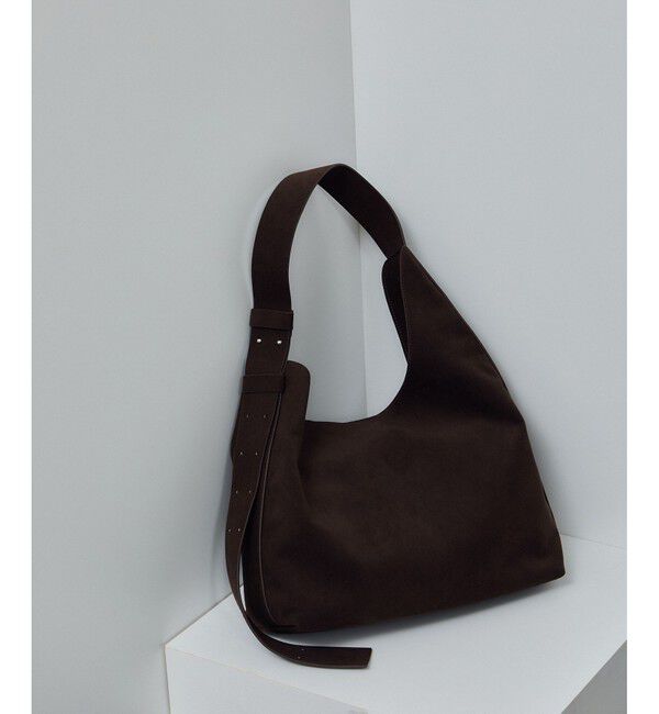 SALON adam et rope'「【W S（ドゥーブル）】Ultrasuede(R)ホーボーバッグ」|ショルダー・メッセンジャー|