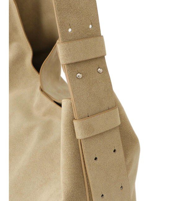 SALON adam et rope'「【W S（ドゥーブル）】Ultrasuede(R)ホーボーバッグ」|ショルダー・メッセンジャー|