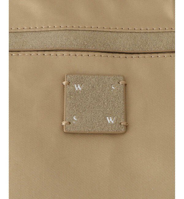 SALON adam et rope'「【W S（ドゥーブル）】Ultrasuede(R)ホーボーバッグ」|ショルダー・メッセンジャー|