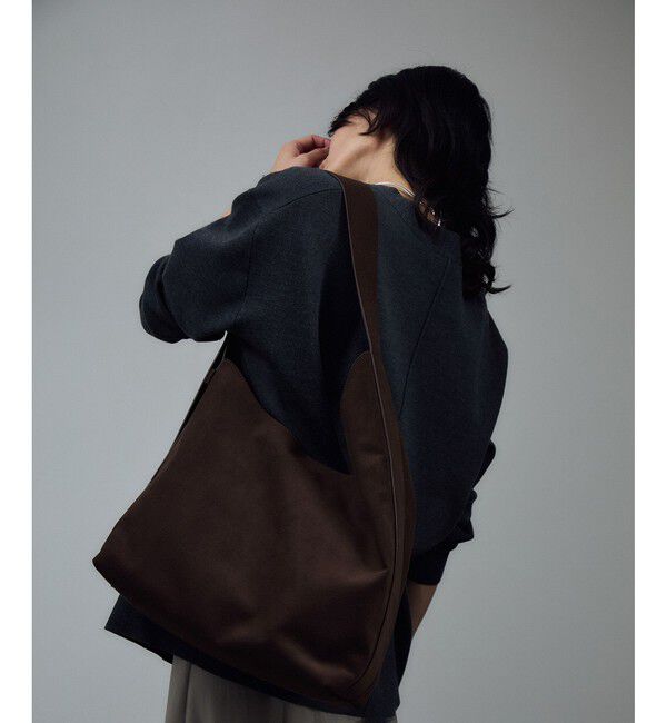 SALON adam et rope'「【W S（ドゥーブル）】Ultrasuede(R)ホーボーバッグ」|ショルダー・メッセンジャー|
