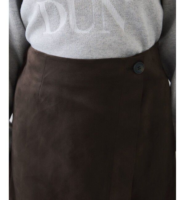 VIS「釦ポイントスエードライクミニスカート」|スカート|