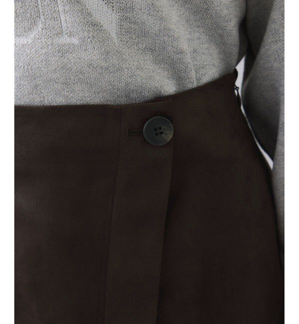 VIS「釦ポイントスエードライクミニスカート」|スカート|