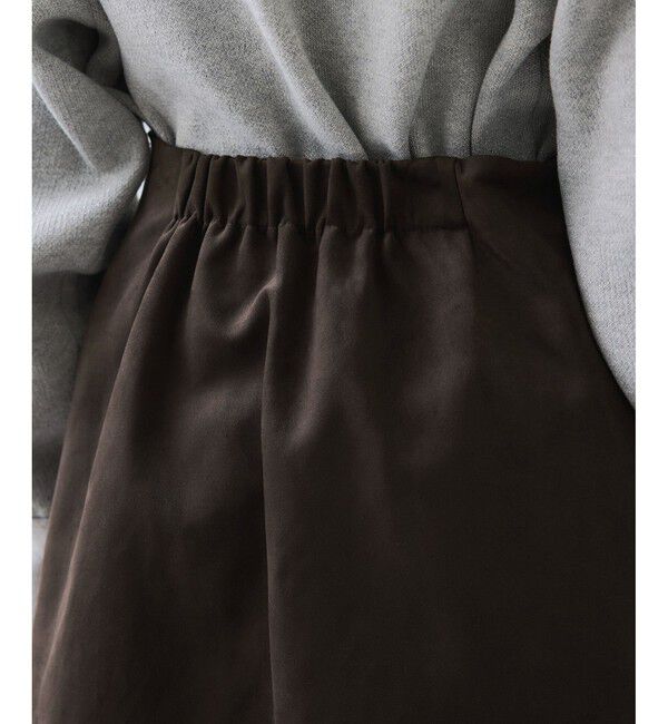 VIS「釦ポイントスエードライクミニスカート」|スカート|