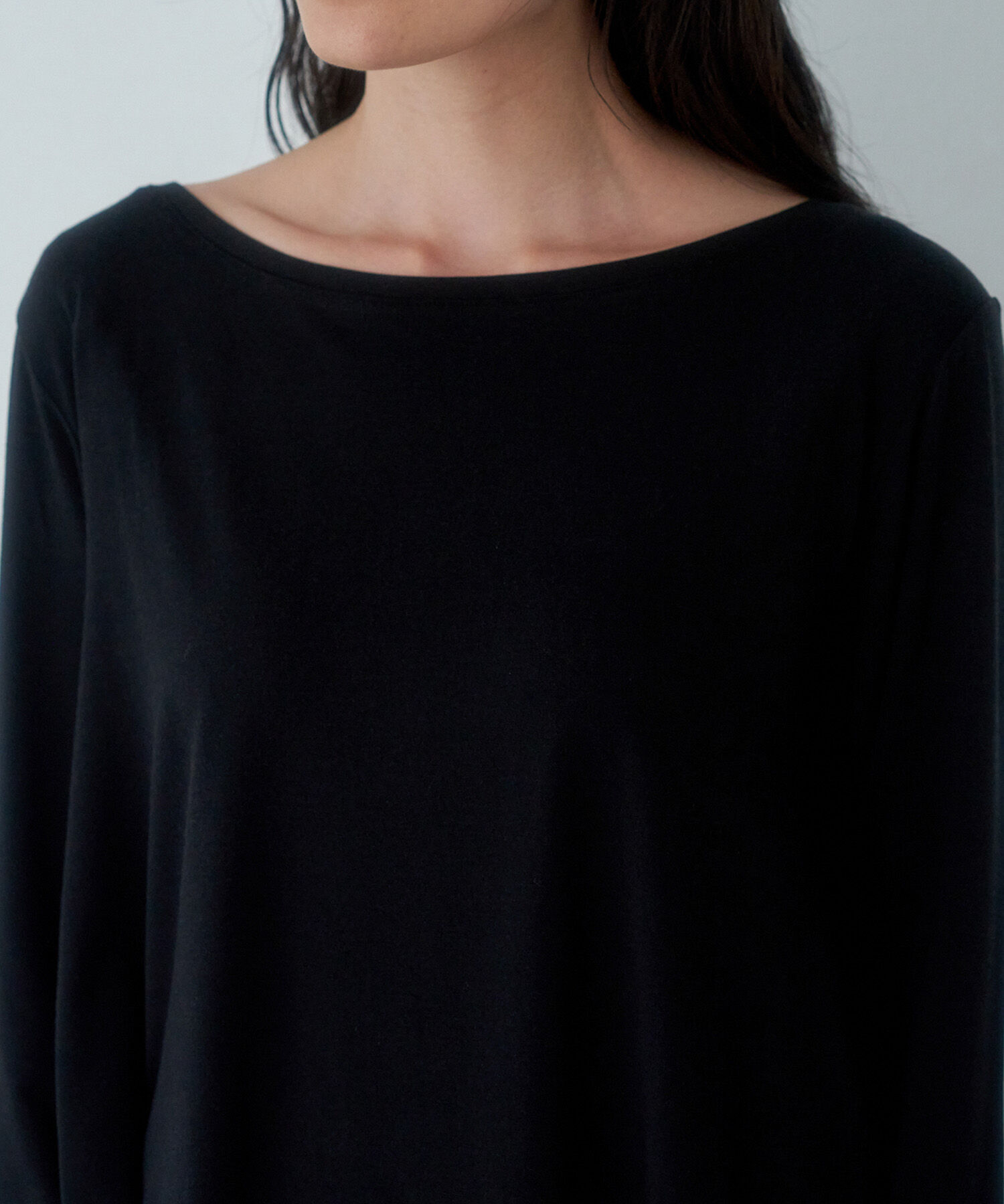 Rope&rsquo;Picnic「【セットアップ対応】ソフトリッチ天竺アシメヘムフレアトップス」|Tシャツ・カットソー|