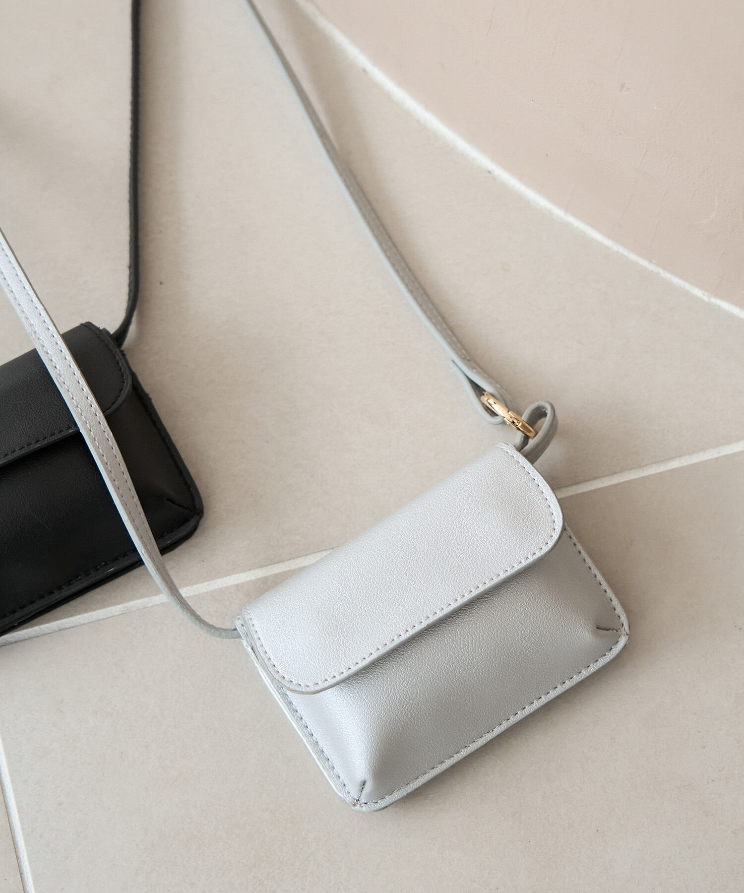 ROPE PICNIC PASSAGE「ウォレット＆マイクロミニショルダーバッグ」|ショルダー・メッセンジャー|シルバー(93)