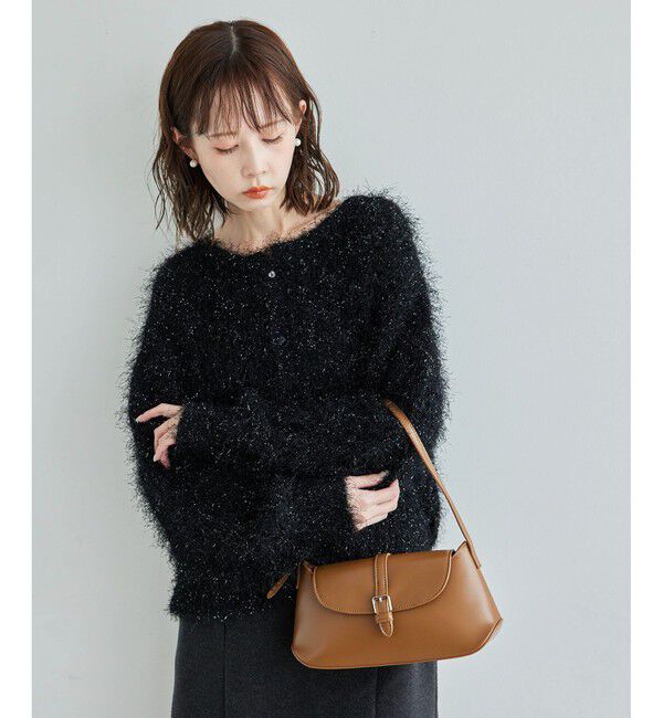 Rope&rsquo;Picnic「ラメフェザーカーディガン」|カーディガン|