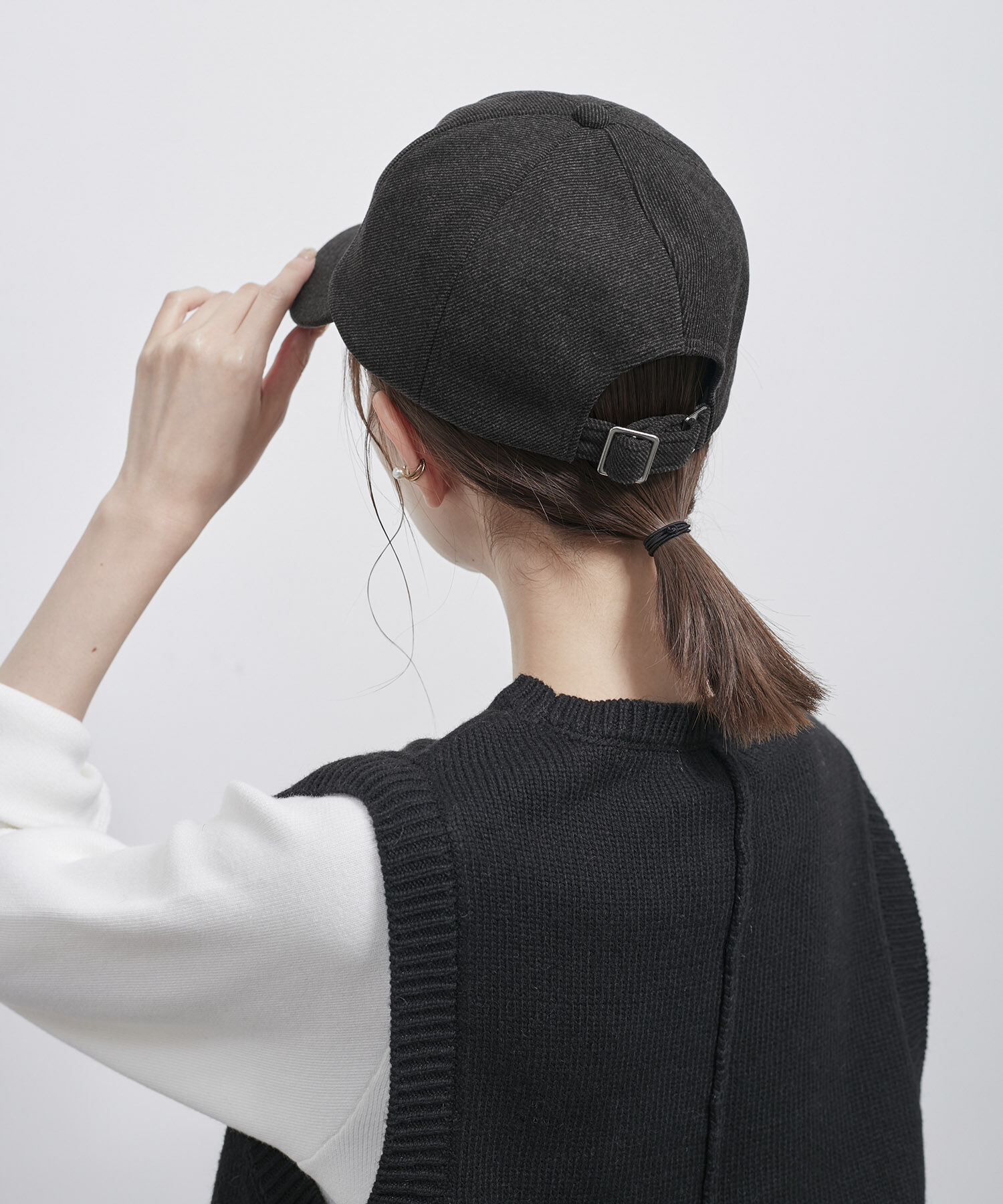 ROPE PICNIC PASSAGE「ラバーロゴ起毛ツイルキャップ/リンクコーデ」|キャップ・キャスケット|