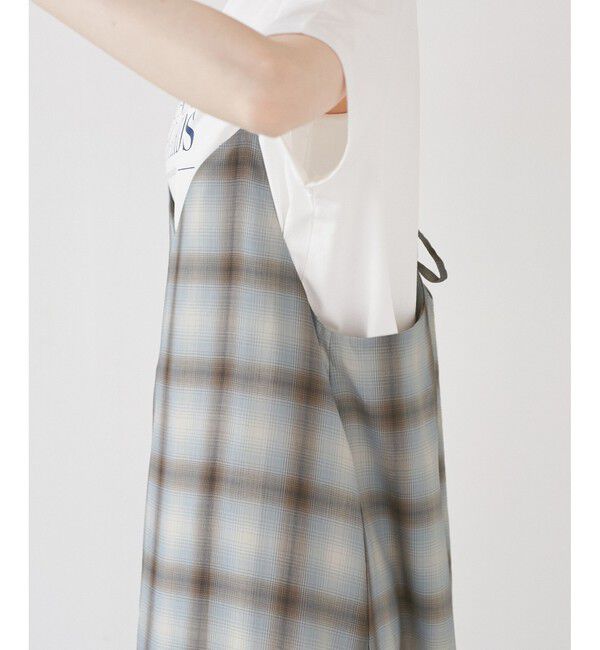 Rope&rsquo;Picnic「オンブレチェックキャミソールワンピース」|ワンピース|