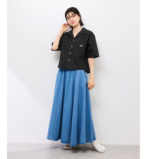 Rope&rsquo;Picnic「【Dickies】コットンダンプクロップドシャツ」|シャツ・ブラウス|