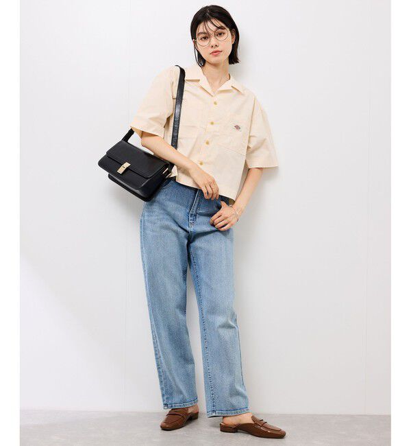 Rope&rsquo;Picnic「【Dickies】コットンダンプクロップドシャツ」|シャツ・ブラウス|