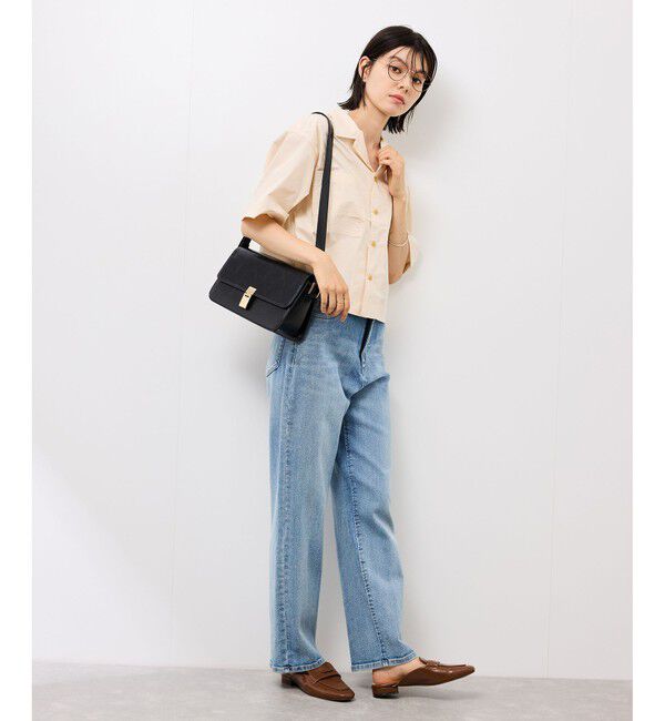 Rope&rsquo;Picnic「【Dickies】コットンダンプクロップドシャツ」|シャツ・ブラウス|