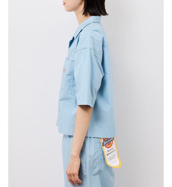 Rope&rsquo;Picnic「【Dickies】コットンダンプクロップドシャツ」|シャツ・ブラウス|