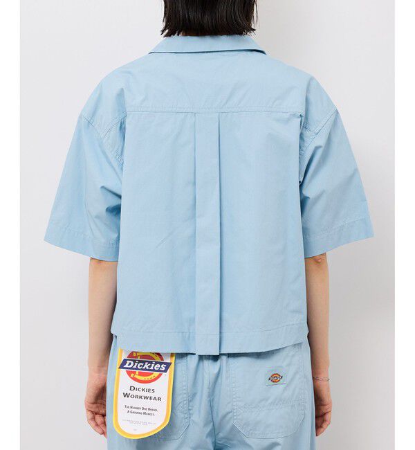 Rope&rsquo;Picnic「【Dickies】コットンダンプクロップドシャツ」|シャツ・ブラウス|
