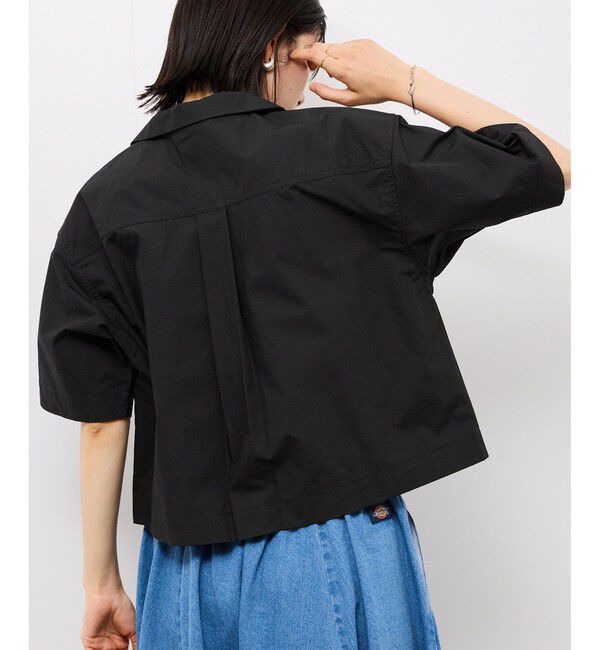 Rope&rsquo;Picnic「【Dickies】コットンダンプクロップドシャツ」|シャツ・ブラウス|