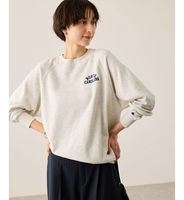 Rope&rsquo;Picnic「【Champion/チャンピオン別注】アソートロゴスウェットプルオーバー/リンクコーデ」|スウェット・ジャージ|