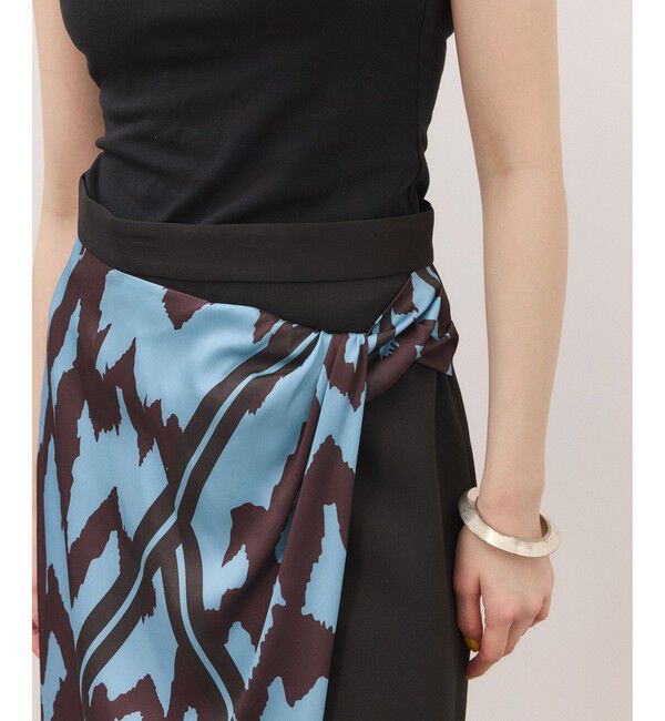 ADAM ET ROPE'「ツイストコンビスカート」|スカート|