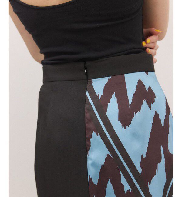 ADAM ET ROPE'「ツイストコンビスカート」|スカート|