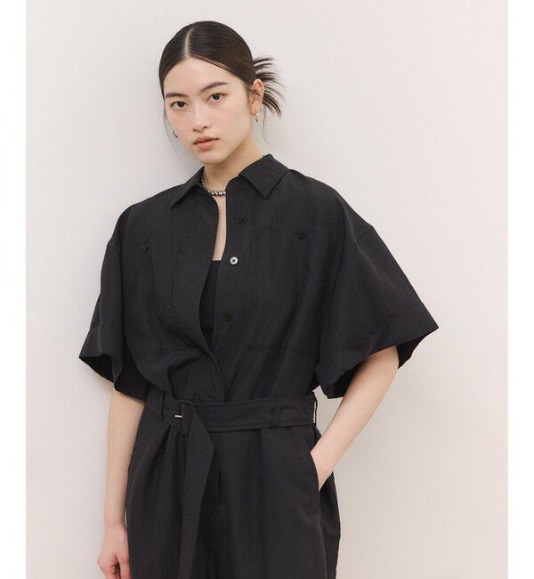 ADAM ET ROPE'「シャツジャンプスーツ」|オールインワン|