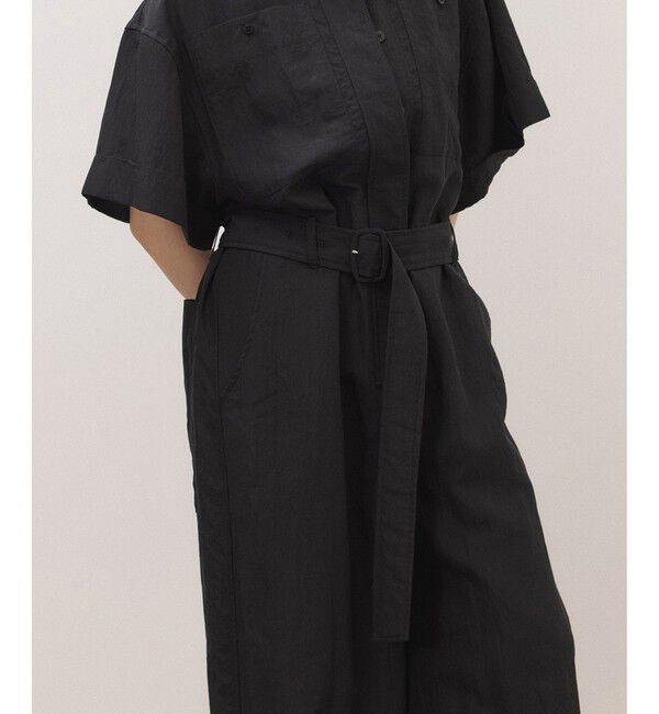 ADAM ET ROPE'「シャツジャンプスーツ」|オールインワン|