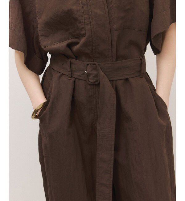 ADAM ET ROPE'「シャツジャンプスーツ」|オールインワン|