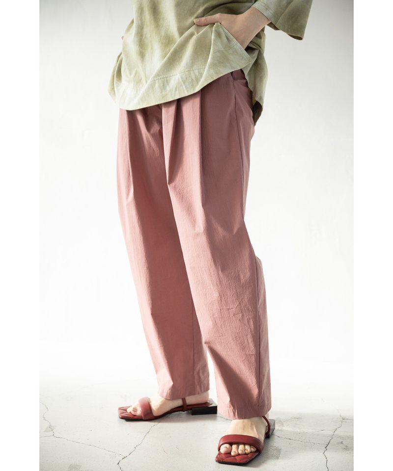  「タックカーブパンツ」|チノ|