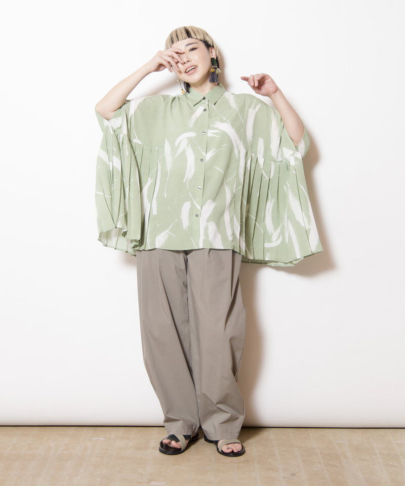  「タックカーブパンツ」|チノ|