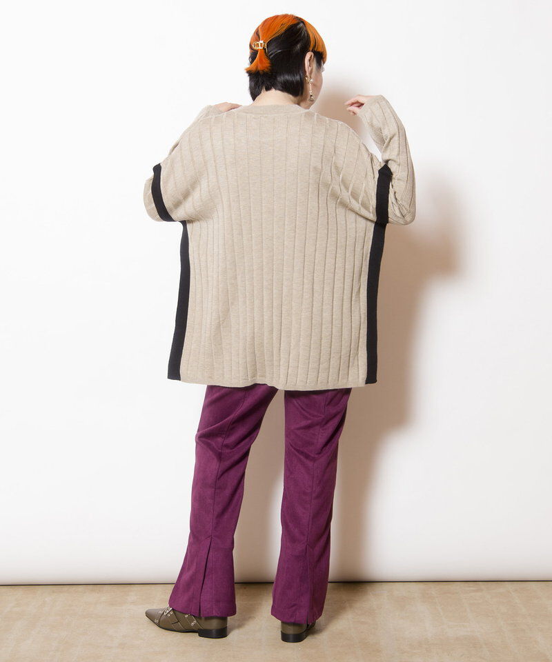  「ワイドリブニットプルオーバー」|ニット・セーター|