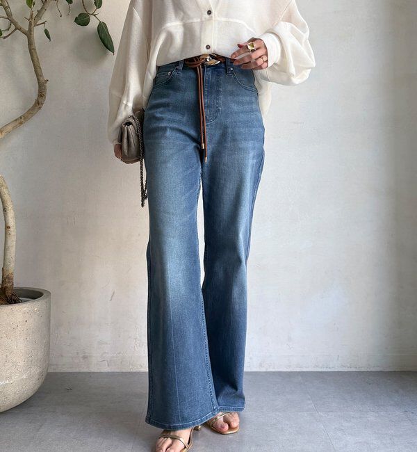  「ストレッチフレアデニム」|デニム|