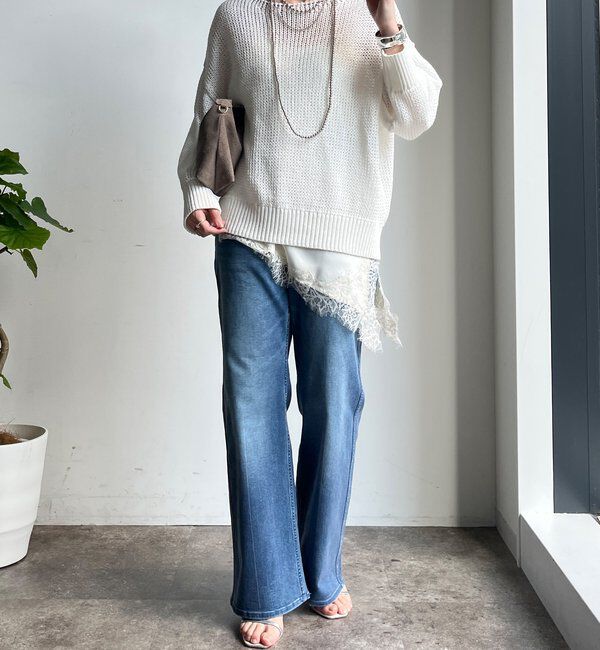 「ストレッチフレアデニム」|デニム|