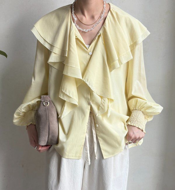  「ラッフルブラウス」|シャツ・ブラウス|