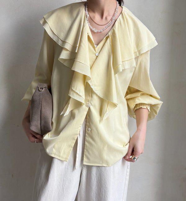  「ラッフルブラウス」|シャツ・ブラウス|