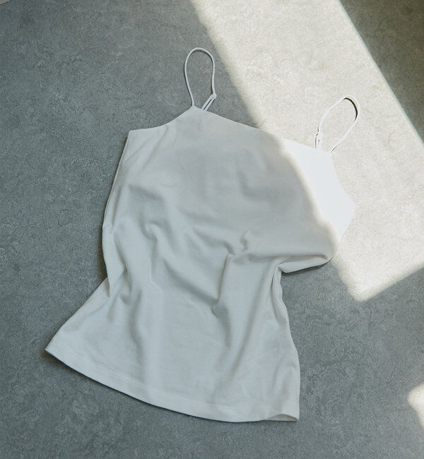  「【La nature linge】ベア天竺キャミソール」|インナー|ホワイト