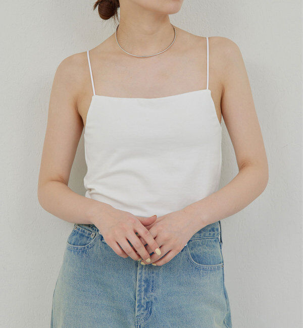  「【La nature linge】ベア天竺キャミソール」|インナー|