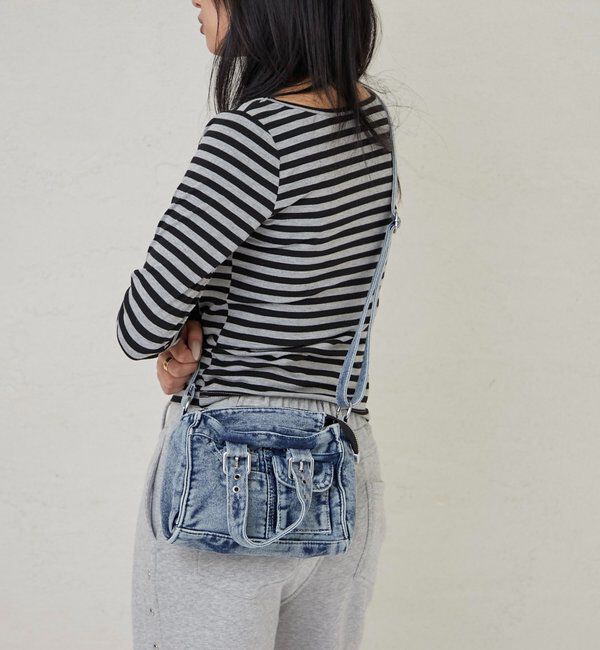  「【WEB限定】2WAYデニムショルダーバッグ」|ショルダー・メッセンジャー|