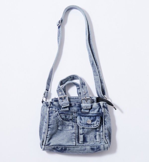 「【WEB限定】2WAYデニムショルダーバッグ」|ショルダー・メッセンジャー|