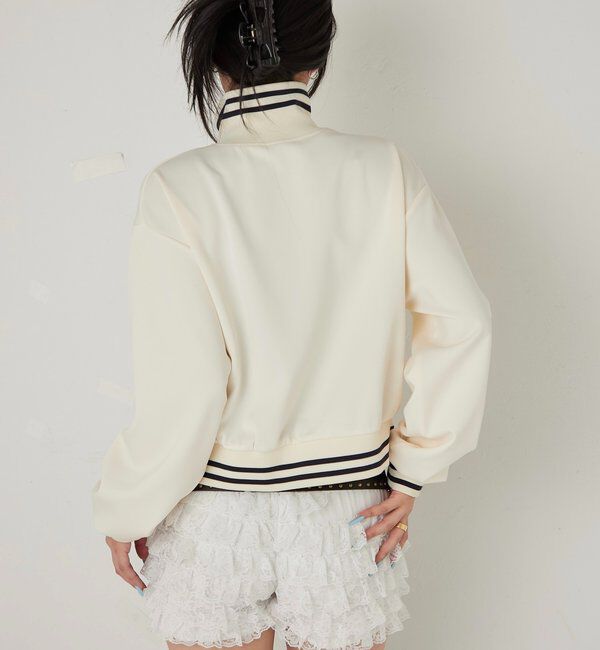  「Sロゴコンパクトトラックジャケット」|ブルゾン・スタジャン|