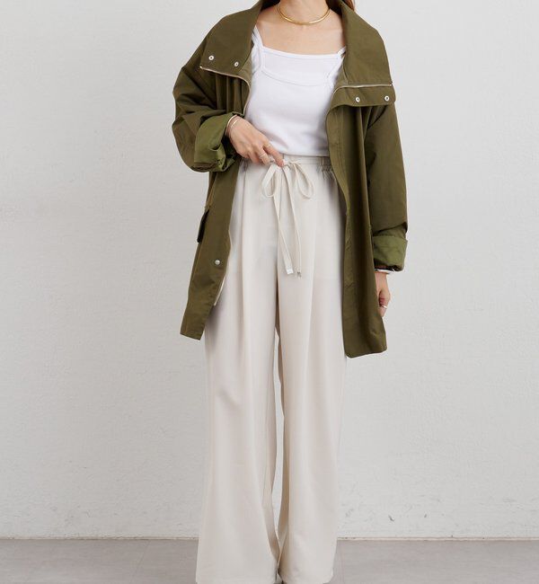  「ウエストデザインパンツ」|チノ|