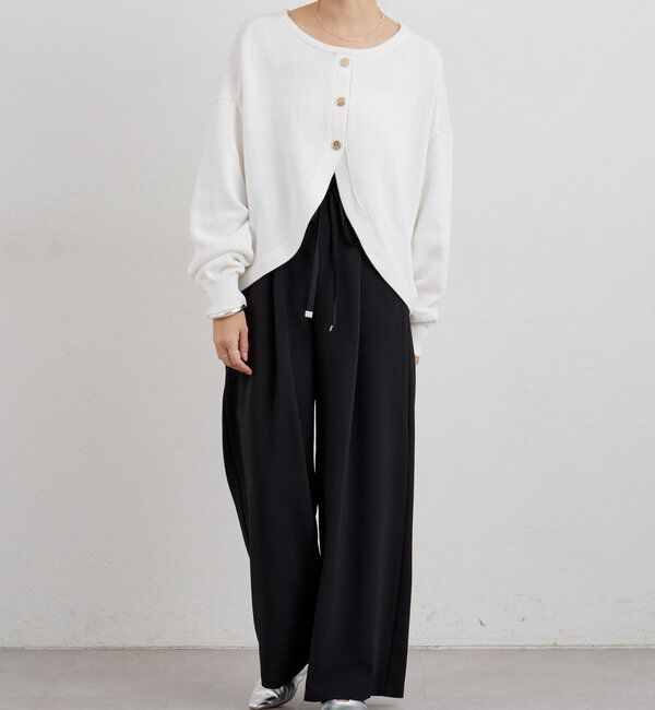  「ウエストデザインパンツ」|チノ|