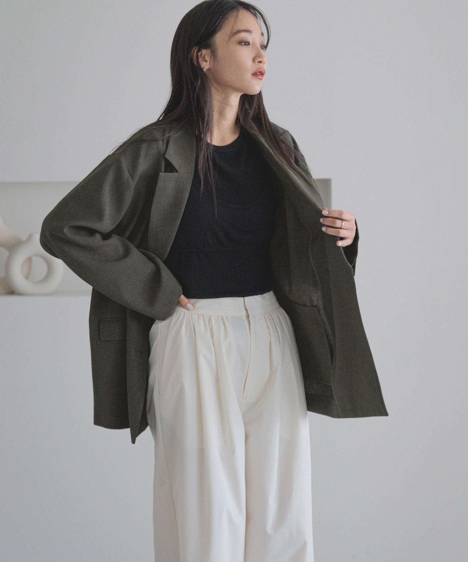 LOWRYS FARM「ホップサックダブルジャケット」|その他|