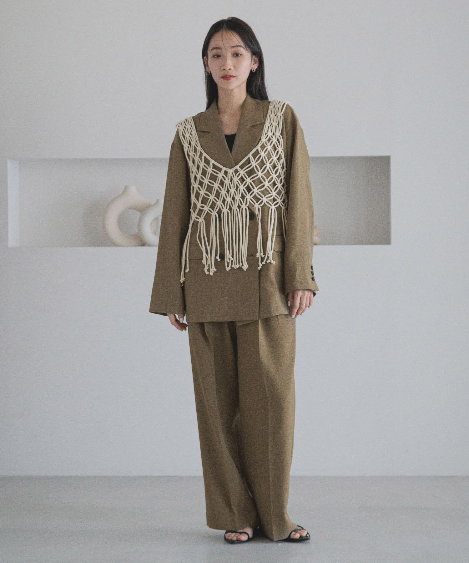 LOWRYS FARM「ホップサックダブルジャケット」|その他|