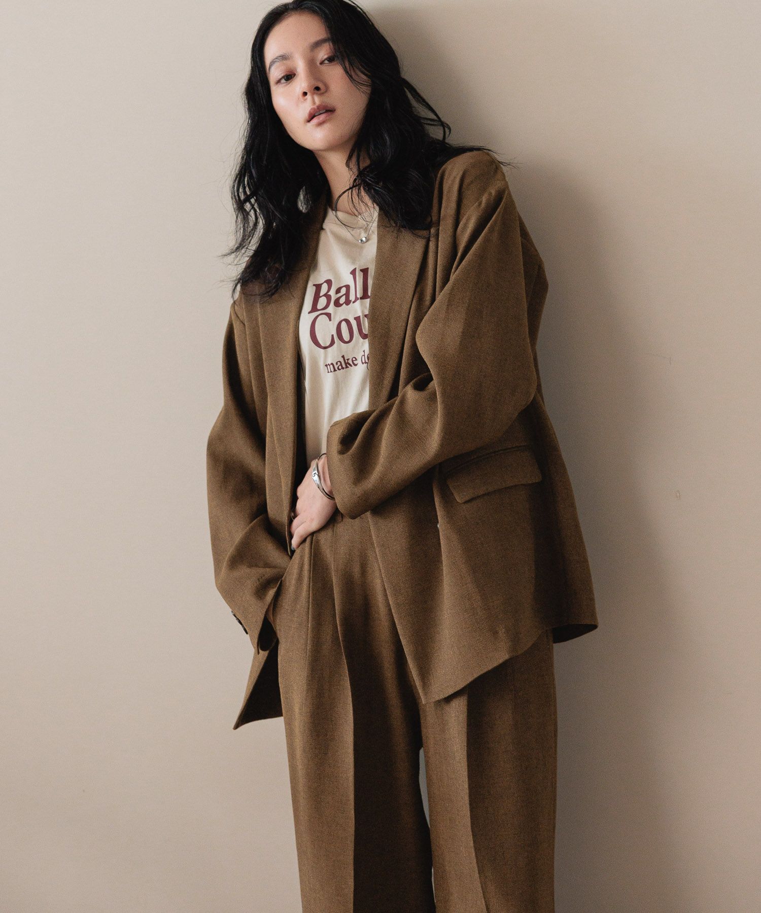 LOWRYS FARM「ホップサックダブルジャケット」|その他|