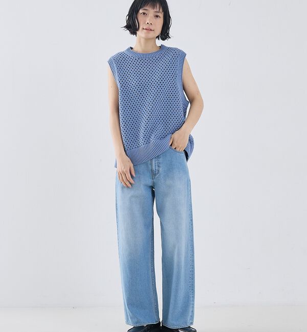 collex「メッシュ柄ベスト」|ベスト・ジレ|