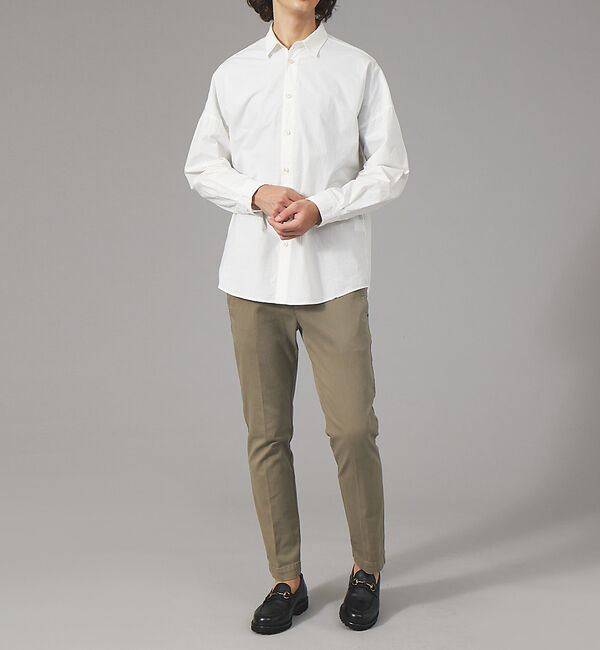 ABAHOUSE「【ナチュラルコットン】タイプライター オーバーシャツ」|シャツ・ブラウス|