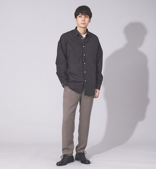 ABAHOUSE「【ナチュラルコットン】タイプライター オーバーシャツ」|シャツ・ブラウス|