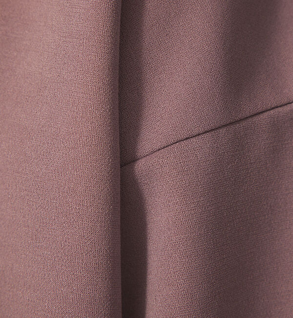 ABAHOUSE「【AH ABAHOUSE】カットジョーゼット ドロップショルダー モックネック」|Tシャツ・カットソー|