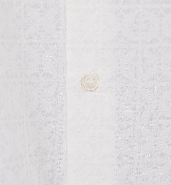 ABAHOUSE「【シアージャガード】ボックスシルエット 半袖シャツ / ハーフスリーブ シアーシ」|シャツ・ブラウス|