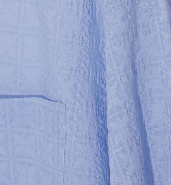 ABAHOUSE「【シアージャガード】ボックスシルエット 半袖シャツ / ハーフスリーブ シアーシ」|シャツ・ブラウス|